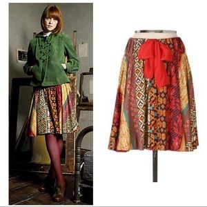 Anthropologie Moving Poses Skirt
